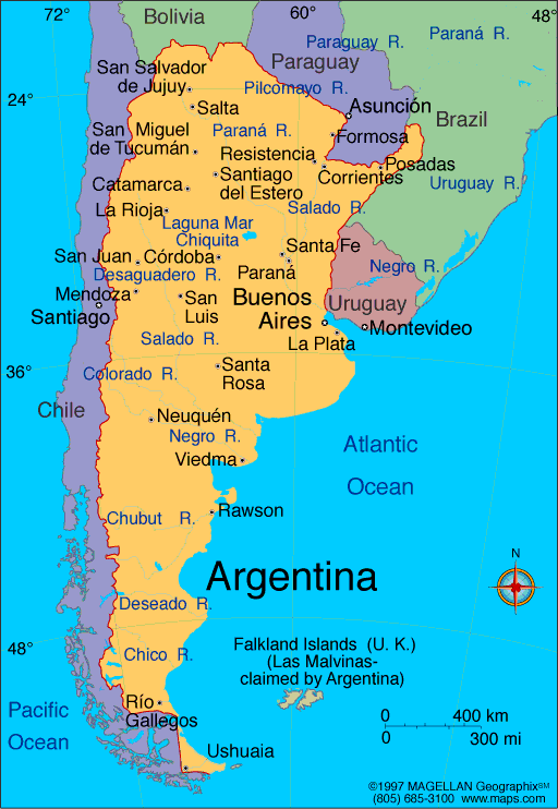 Mar del Plata Map